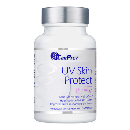 CanPrev UV Skin Protect 60 v-caps on white background