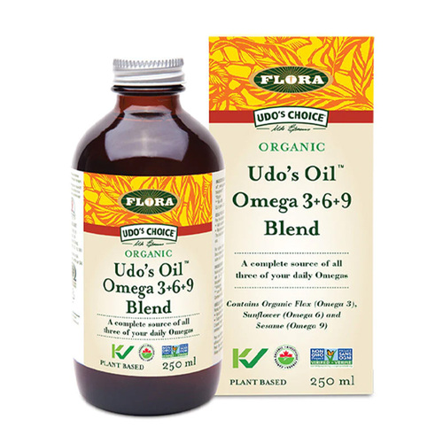 Flora Udo's Oil Omega 3+6+9 Blend, 250ml/8.45 fl oz