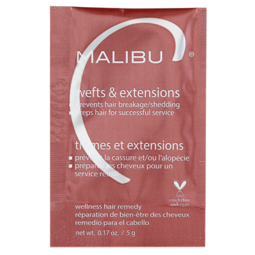 Malibu C Wefts and Extensions Hair Remedy, 12 x 5g/0.18 oz