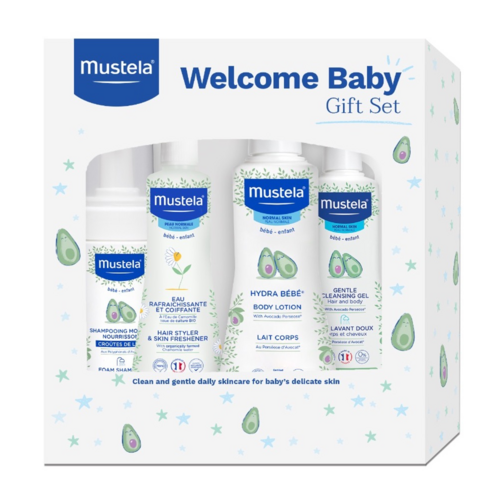 Mustela Welcome Baby Gift Set on white background