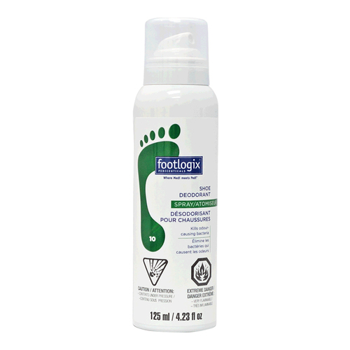 Footlogix #10 Shoe Deodorant Spray on white background