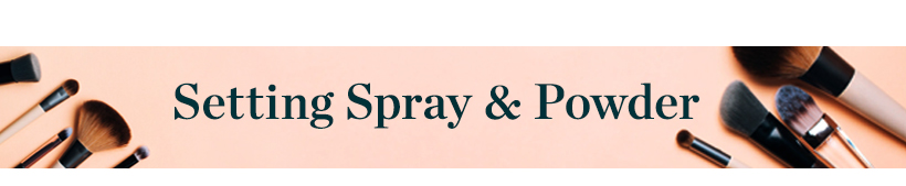 Setting Spray and Powder Banner