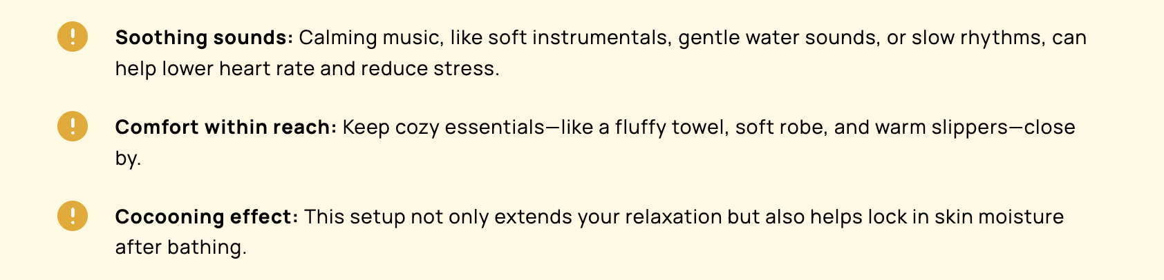 Spa Ambience Example