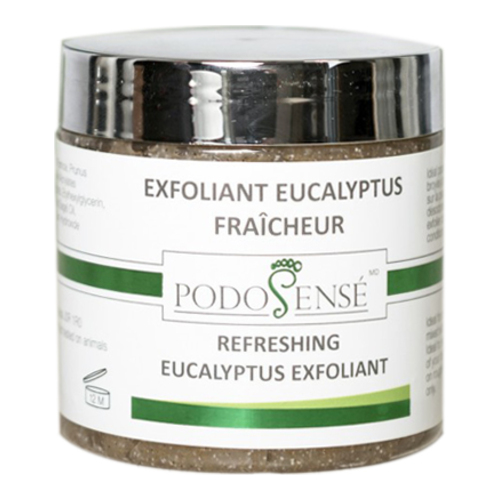 Podosense  Refreshing Exfoliant Gel - Eucalyptus and Wintergreen on white background