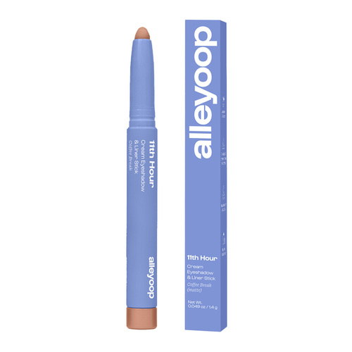 Alleyoop 11th Hour Cream Eyeshadow and Liner Stick - Baby Pearl on white background