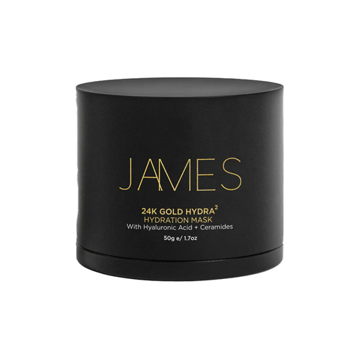 James Cosmetics 24K Gold Hydra Hydration Mask on white background