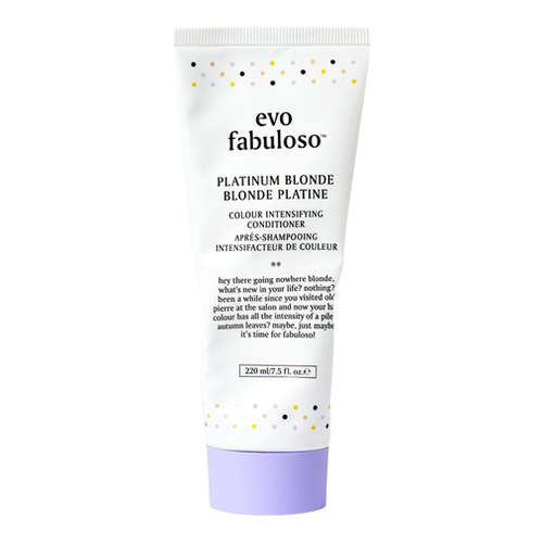 Evo Fabuloso Platinum Blonde Colour Boosting Treatment on white background