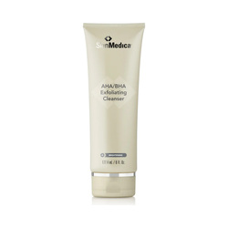 AHA/BHA Exfoliating Cleanser on white background