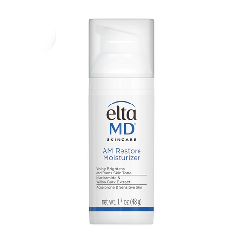 EltaMD AM Restore Moisturizer on white background