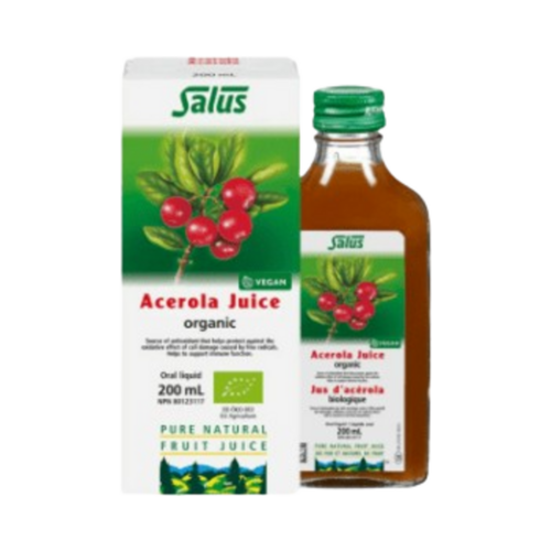 Salus Acerola Juice on white background