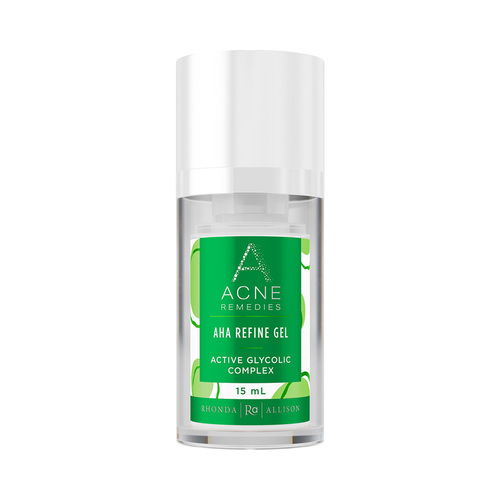 Rhonda Allison Acne Remedies AHA Refine Gel, 15ml/0.5 fl oz Rhonda Allison Acne Remedies AHA Refine Gel on white background