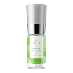 Acne Remedies Purifying Gel Cleanse on white background
