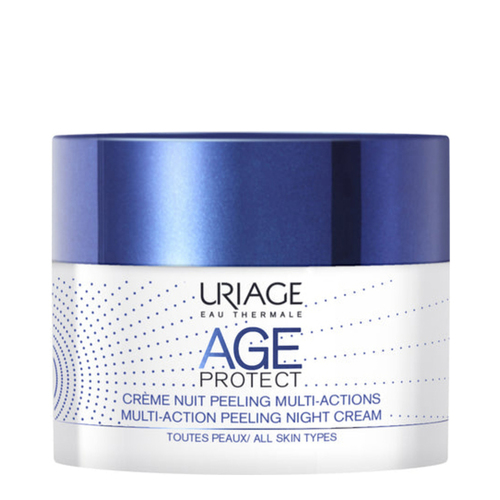 Uriage  Age Protect Multi-Action Peeling Night Cream on white background
