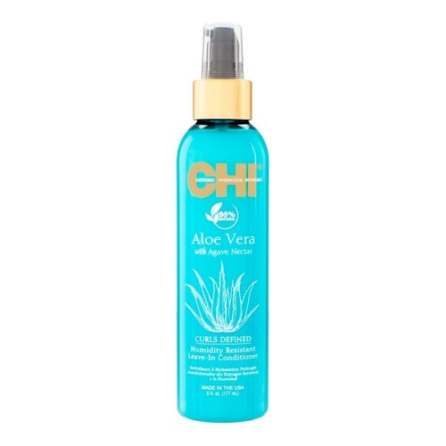 CHI Aloe Vera Curls Defined Humidity Resistant Leave In Conditioner on white background
