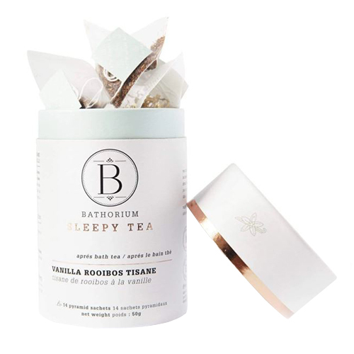Bathorium Apres Bath - Vanilla Rooibos Tisane Herbal Tea on white background