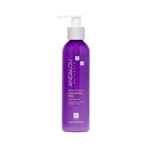 Andalou Naturals Apricot Probiotic Cleansing Milk, 178ml/6.02 fl oz Andalou Naturals Apricot Probiotic Cleansing Milk on white background