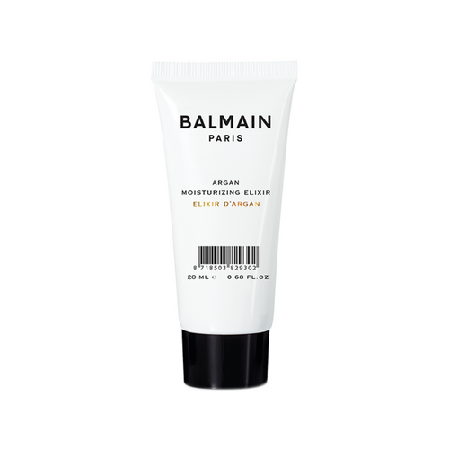 BALMAIN Paris Hair Couture Argan Moisturizing Elixir on white background