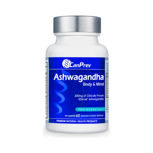 CanPrev Ashwagandha Body and Mind on white background