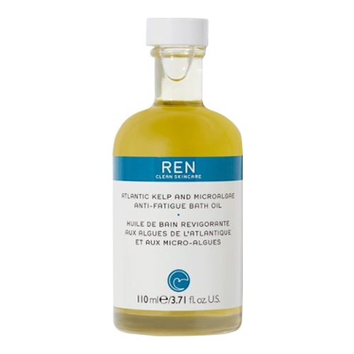 Ren Atlantic Kelp and Microalgae Anti-Fatigue Bath Oil on white background