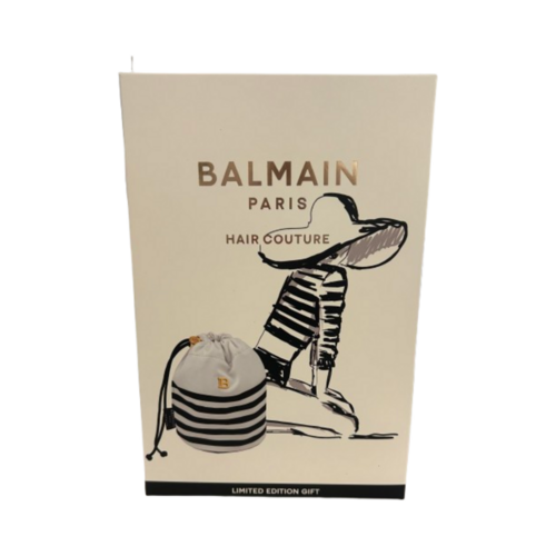 Naturally Yours BALMAIN Paris Hair Couture Limited Edition Gift Bag on white background