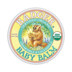 Baby Balm on white background