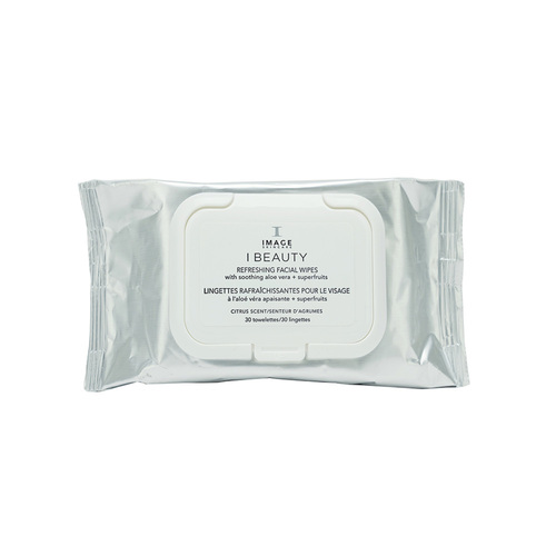 Image Skincare Beauty Refreshing Facial Wipes 30 wipes per pack on white background