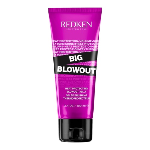 Redken Big Blowout Blow Dry Heat Protection Jelly Serum on white background