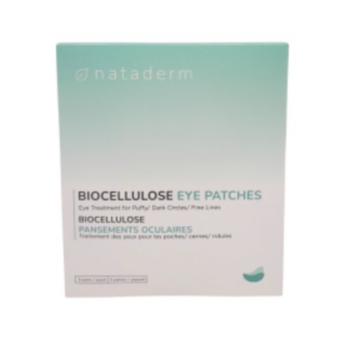 Nataderm Biocellulose Eye Patches (5 pairs) on white background