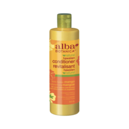 Alba Botanica Body Builder Mango Conditioner on white background
