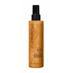 Body Tan Enhancer Oil Bottle on white background