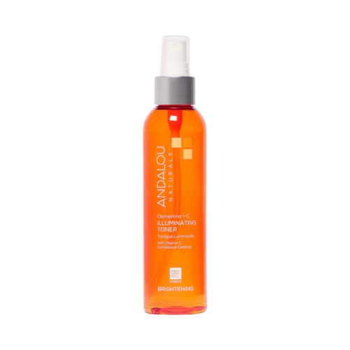 Andalou Naturals Brightening Clementine + Vitamin C Illuminating Toner, 178ml/6.02 fl oz Andalou Naturals Brightening Clementine + Vitamin C Illuminating Toner on white background