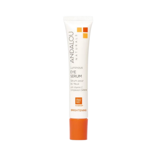 Andalou Naturals Brightening Luminous Eye Serum on white background
