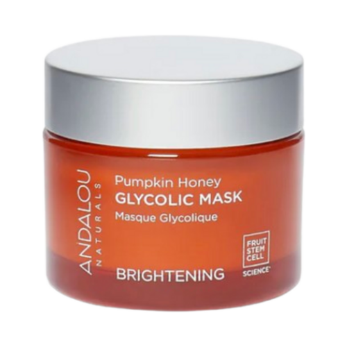 Andalou Naturals Brightening Pumpkin Honey Glycolic Mask on white background