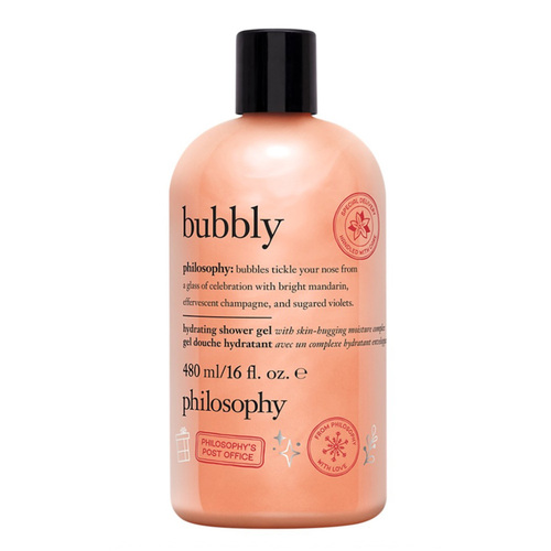 Philosophy Bubbly Hydrating Shower Gel on white background