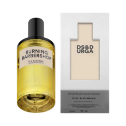 Burning Barbershop on white background