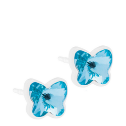 Butterfly Aquamarine- Medical Plastic (5mm)