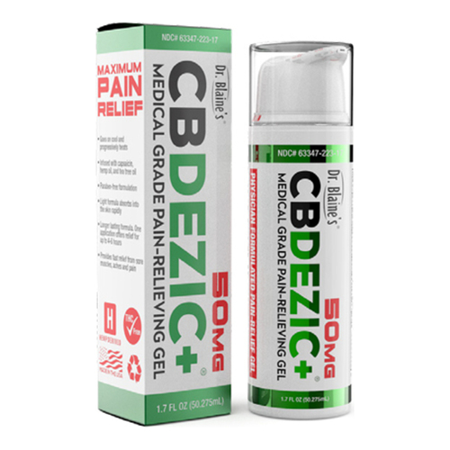 Dr.Blaines CBDEZIC+ Medical-Grade Pain-Relieving Gel on white background