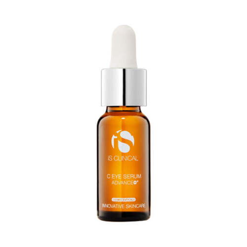 iS Clinical C Eye Serum Advance+ on white background