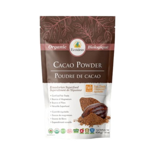 Ecoideas Cacao Powder Organic on white background
