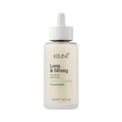 Keune Care Long and Strong Super Serum on white background