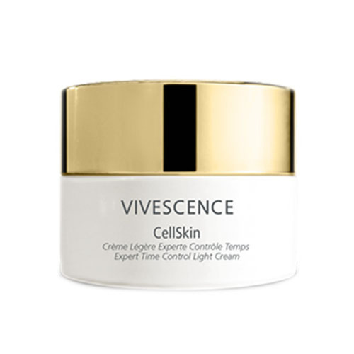 Vivescence Cell Skin Expert Time Control Light Cream on white background