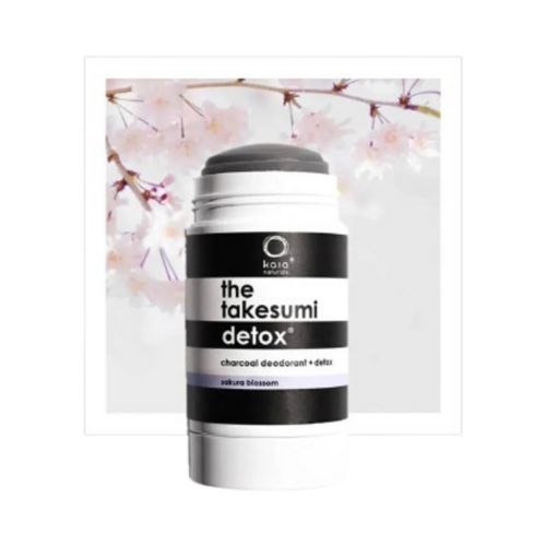 Kaia Naturals Charcoal Deodorant - Sakura Blossom on white background
