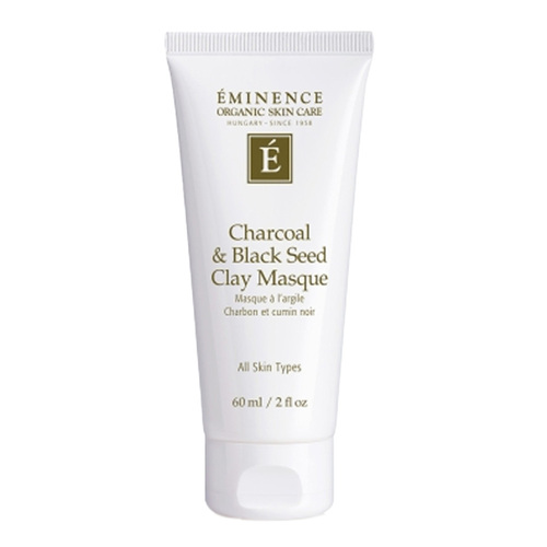 Eminence Organics Charcoal and Black Seed Clay Masque on white background
