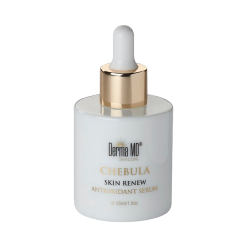 Derma MD Chebula Skin Renew Antioxidant Serum on white background