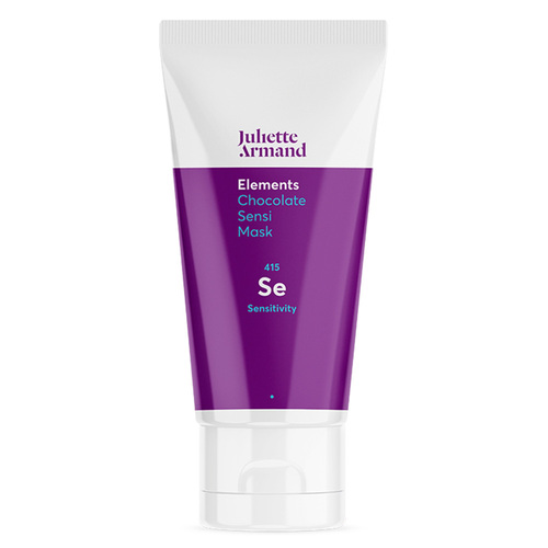 Juliette Armand Chocolate Sensi Mask on white background