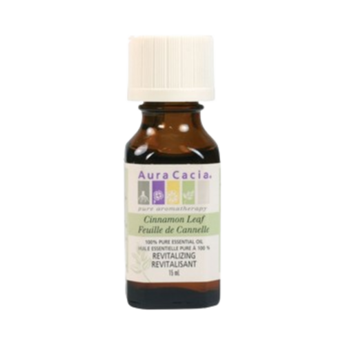 Aura Cacia Cinnamon Leaf, 15ml/0.51 fl oz Aura Cacia Cinnamon Leaf on white background