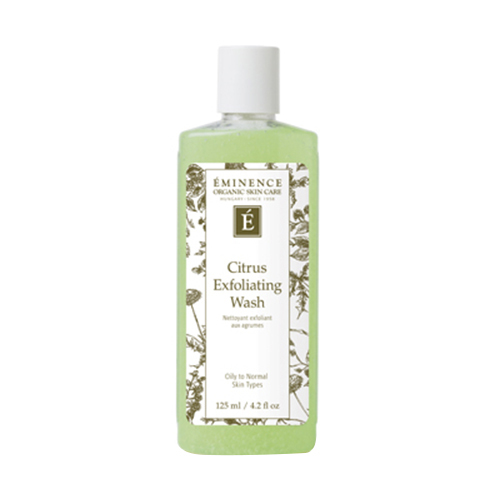 Eminence Organics Citrus Exfoliating Wash on white background