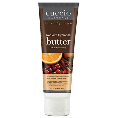 Cuccio Citrus and Wild Berry Butter Blend on white background