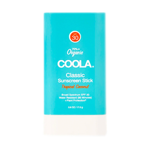 Coola Classic Organic Sunscreen Stick SPF 30 - Tropical Coconut on white background