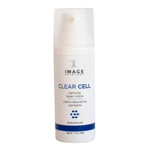Image Skincare Clear Cell Clarifying Salicylic Repair Cream on white background